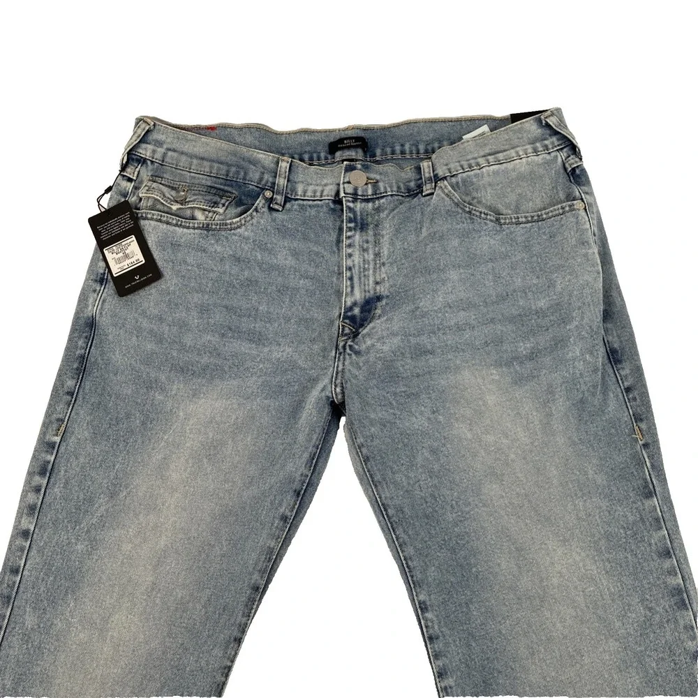 New Mens True Religion Billy Flap Relaxed Bootcut Jeans Size 40x33.5 NWT $164